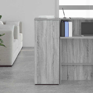 vidaXL Storage Cabinet Grey Sonoma 40x45x103.5 cm Engineered Wood