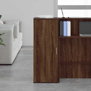 vidaXL Storage Cabinet Brown Oak 40x45x103.5 cm Engineered Wood