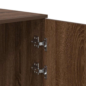 vidaXL Storage Cabinet Brown Oak 40x45x103.5 cm Engineered Wood