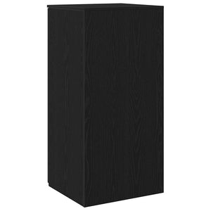 vidaXL Storage Cabinet Black 50x45x103.5 cm Engineered Wood