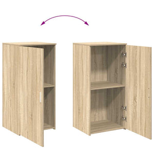 vidaXL Storage Cabinet Sonoma Oak 50x45x103.5 cm Engineered Wood