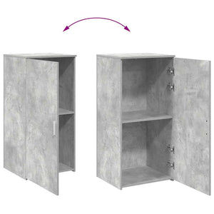 vidaXL Storage Cabinet Concrete Grey 50x45x103.5 cm Engineered Wood