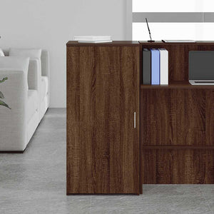 vidaXL Storage Cabinet Brown Oak 50x45x103.5 cm Engineered Wood