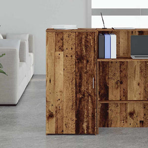 vidaXL Storage Cabinet Old Wood 50x45x103.5 cm Engineered Wood