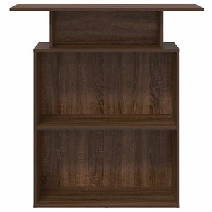 vidaXL Reception Desk Brown Oak 100x40x104 cm Engineered Wood