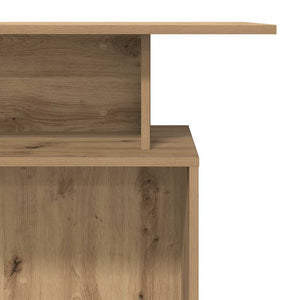 vidaXL Reception Desk Artisan Oak 100x40x104 cm Engineered Wood