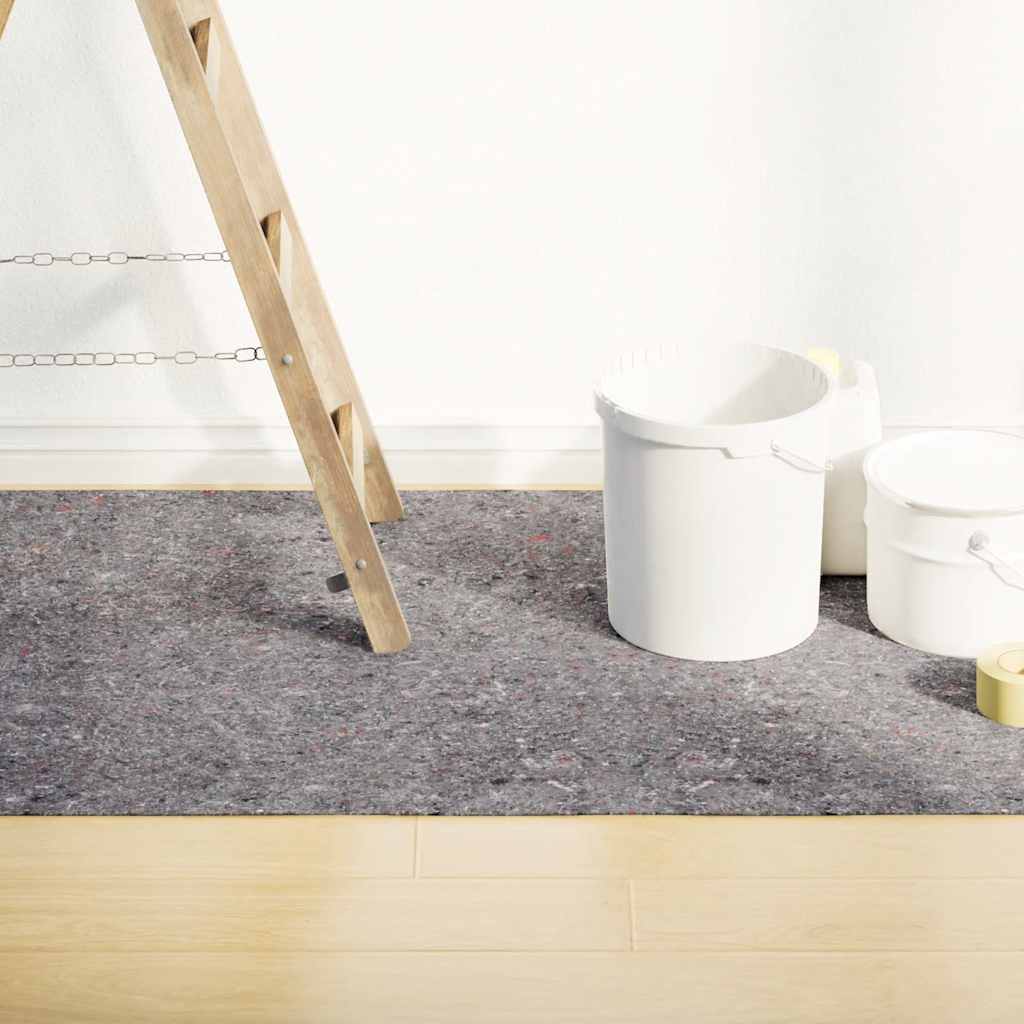 vidaXL Non-slip Painter Fleeces 2 pcs 1020 cm 280 g/m² Grey