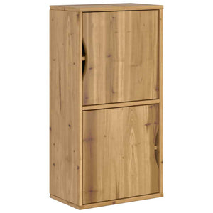 vidaXL Side Cabinet ODDA 40x24x79 cm Solid Wood Pine