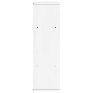 vidaXL Side Cabinet ODDA White 40x24x79 cm Solid Wood Pine