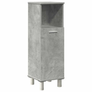 vidaXL 4 Piece Bathroom Furniture Set Concrete Grey Engineered Wood