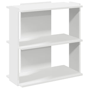 vidaXL Bookcase 3-Tier White 60x30x60 cm Engineered Wood