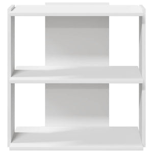 vidaXL Bookcase 3-Tier White 60x30x60 cm Engineered Wood