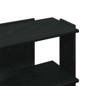 vidaXL Bookcase 3-Tier Black 60x30x60 cm Engineered Wood