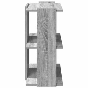 vidaXL Bookcase 3-Tier Grey Sonoma 60x30x60 cm Engineered Wood