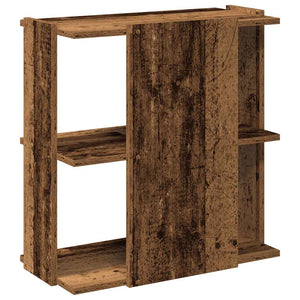 vidaXL Bookcase 3-Tier Old Wood 60x30x60 cm Engineered Wood