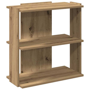 vidaXL Bookcase 3-Tier Artisan Oak 60x30x60 cm Engineered Wood