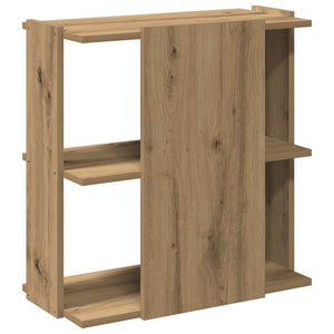 vidaXL Bookcase 3-Tier Artisan Oak 60x30x60 cm Engineered Wood