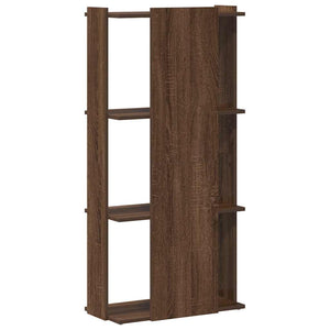 vidaXL Bookcase 3-Tier Brown Oak 60x30x120 cm Engineered Wood