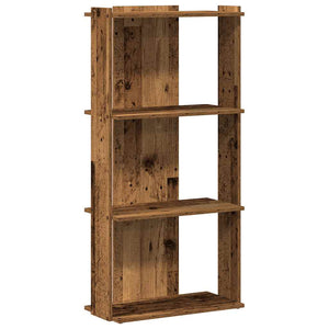 vidaXL Bookcase 3-Tier Old Wood 60x30x120 cm Engineered Wood