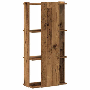 vidaXL Bookcase 3-Tier Old Wood 60x30x120 cm Engineered Wood