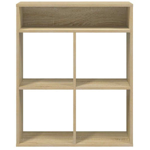 vidaXL Book Cabinet Sonoma Oak 66x31x80 cm Engineered Wood