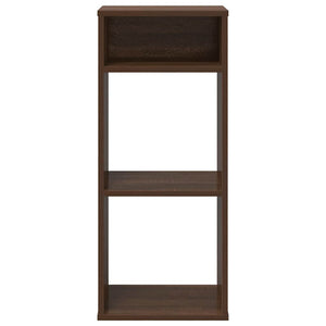 vidaXL Book Cabinet Brown Oak 34x31x80 cm Engineered Wood