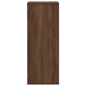 vidaXL Book Cabinet Brown Oak 34x31x80 cm Engineered Wood