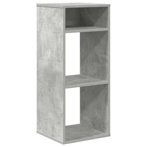 vidaXL Book Cabinet Concrete Grey 34x31x80 cm Engineered Wood