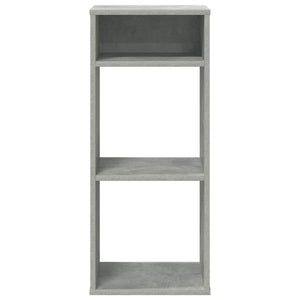 vidaXL Book Cabinet Concrete Grey 34x31x80 cm Engineered Wood