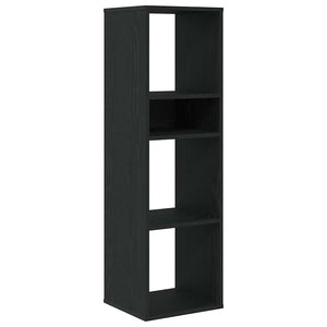 vidaXL Book Cabinet Black 34x31x112 cm Engineered Wood