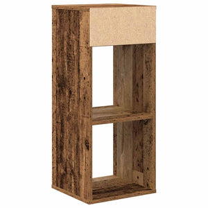 vidaXL Book Cabinet Old Wood 34x31x80 cm Engineered Wood