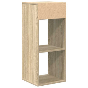 vidaXL Book Cabinet Sonoma Oak 34x31x80 cm Engineered Wood