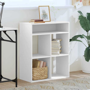 vidaXL Book Cabinet White 66x31x80 cm Engineered Wood