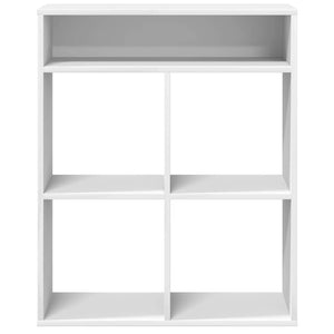 vidaXL Book Cabinet White 66x31x80 cm Engineered Wood