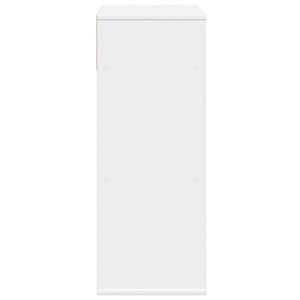 vidaXL Book Cabinet White 66x31x80 cm Engineered Wood