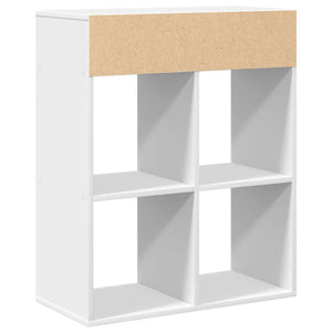 vidaXL Book Cabinet White 66x31x80 cm Engineered Wood