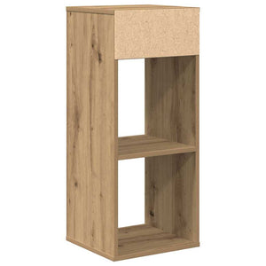 vidaXL Book Cabinet Artisan Oak 34x31x80 cm Engineered Wood