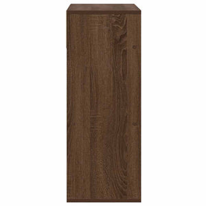 vidaXL Book Cabinet Brown Oak 66x31x80 cm Engineered Wood