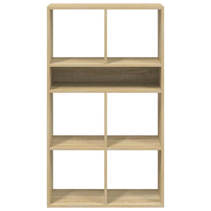 vidaXL Book Cabinet Sonoma Oak 66x31x112 cm Engineered Wood