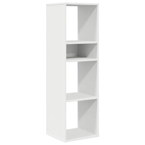 vidaXL Book Cabinet White 34x31x112 cm Engineered Wood