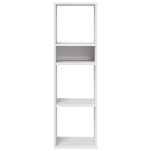 vidaXL Book Cabinet White 34x31x112 cm Engineered Wood