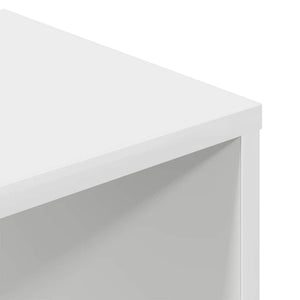 vidaXL Book Cabinet White 34x31x112 cm Engineered Wood