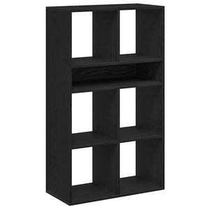 vidaXL Book Cabinet Black 66x31x112 cm Engineered Wood