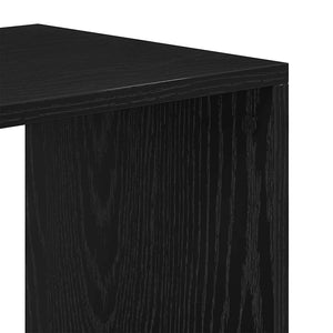 vidaXL Book Cabinet Black 66x31x112 cm Engineered Wood