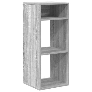 vidaXL Book Cabinet Grey Sonoma 34x31x80 cm Engineered Wood