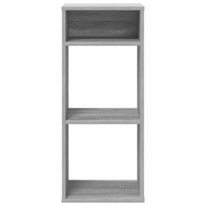 vidaXL Book Cabinet Grey Sonoma 34x31x80 cm Engineered Wood