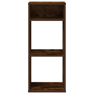 vidaXL Book Cabinet Smoked Oak 34x31x80 cm Engineered Wood