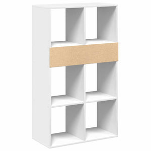 vidaXL Book Cabinet White 66x31x112 cm Engineered Wood