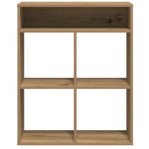 vidaXL Book Cabinet Artisan Oak 66x31x80 cm Engineered Wood