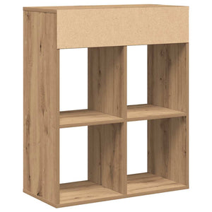 vidaXL Book Cabinet Artisan Oak 66x31x80 cm Engineered Wood